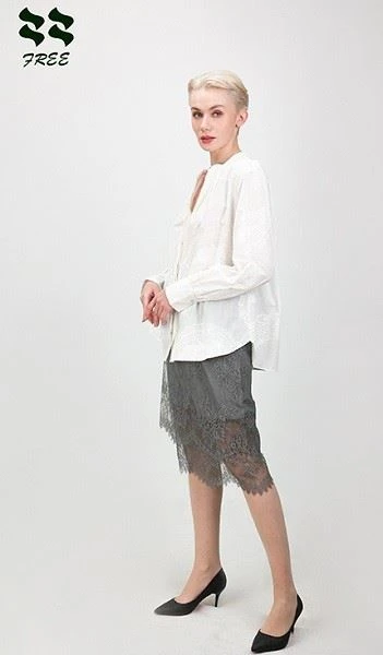 Embroidery Cotton Long Sleeve Blouse Chinese Factory