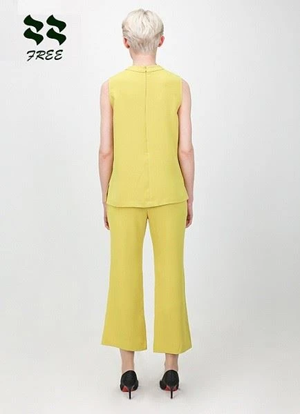 Ladies Bell Bottom Cropped Pant Supplier